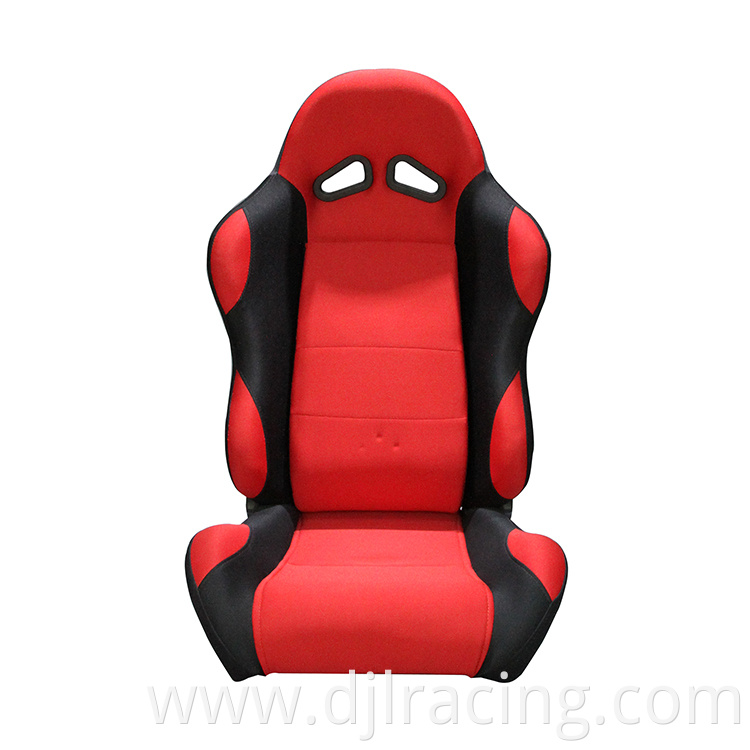 DJL-RS018 Series Adjustable Universal Lie Down High Quality PVC Leather Car Racing Seat